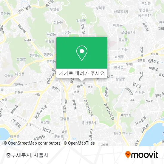 중부세무서 지도