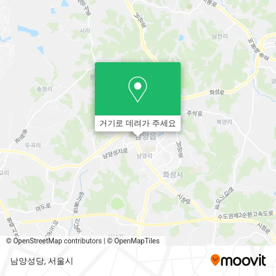 남양성당 지도