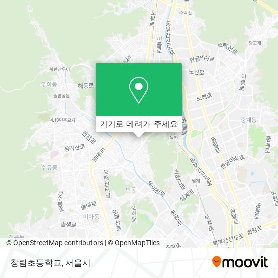 창림초등학교 지도