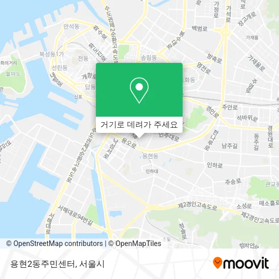 용현2동주민센터 지도