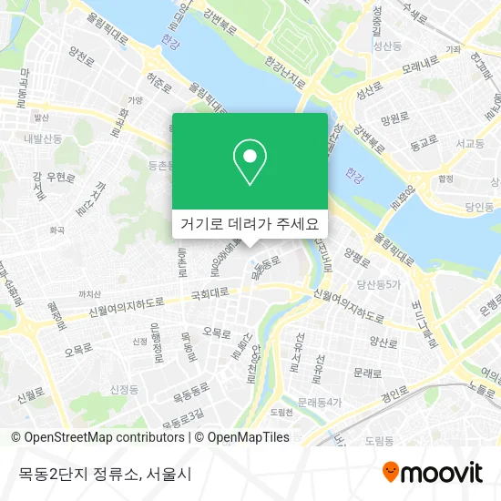 목동2단지 정류소 지도