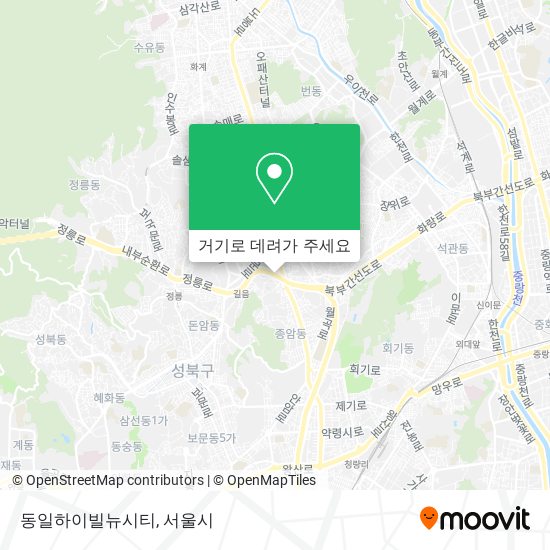 동일하이빌뉴시티 지도