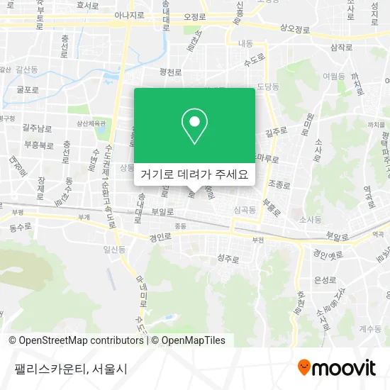 팰리스카운티 지도