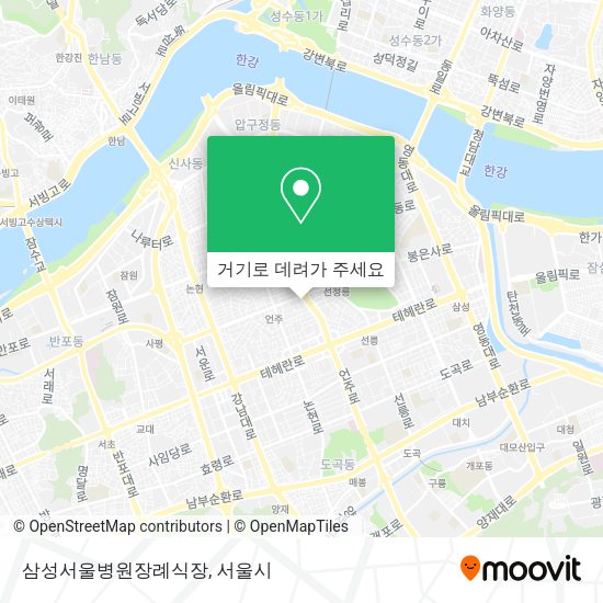 삼성서울병원장례식장 지도