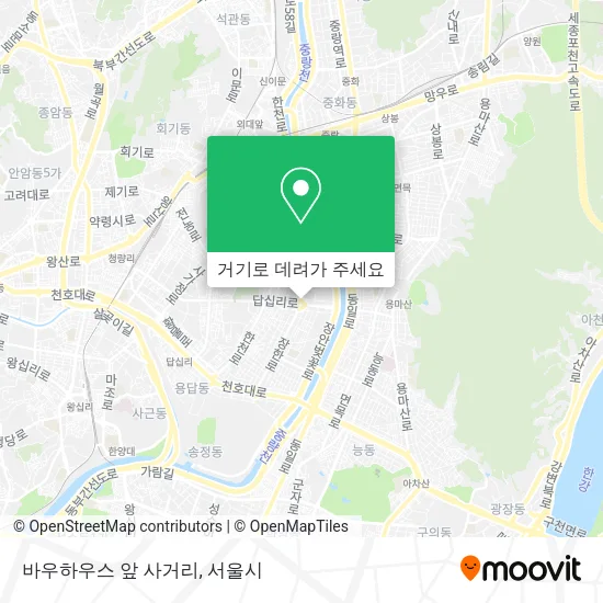 바우하우스 앞 사거리 지도
