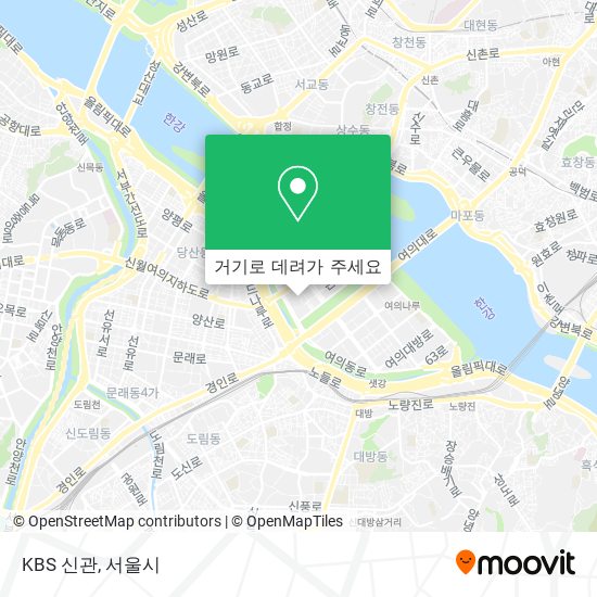KBS 신관 지도