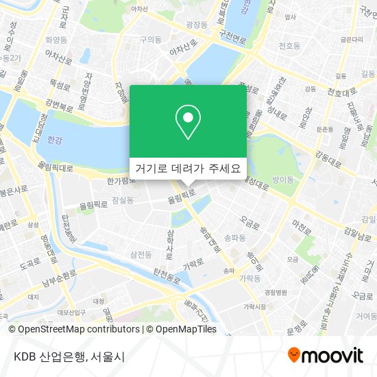 KDB 산업은행 지도