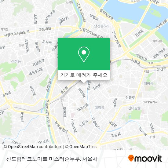 신도림테크노마트 미스터순두부 지도