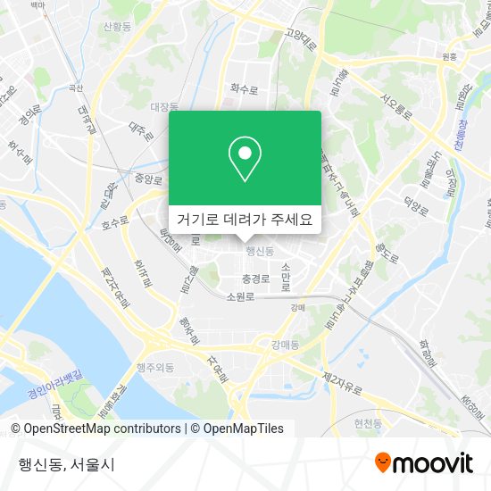 행신동 지도