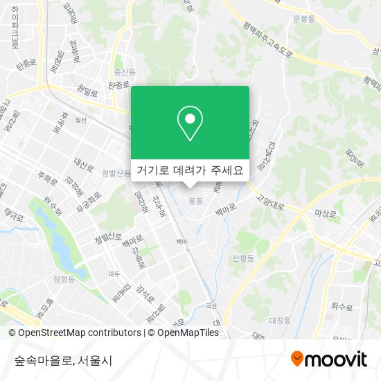 숲속마을로 지도
