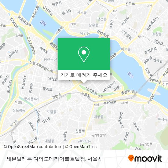 세븐일레븐 여의도메리어트호텔점 지도