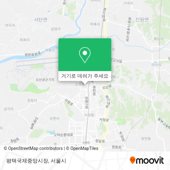 평택국제중앙시장 지도