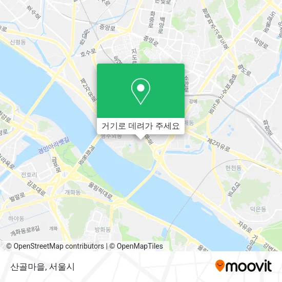 산골마을 지도
