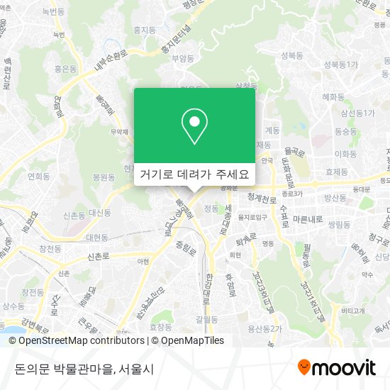 돈의문 박물관마을 지도