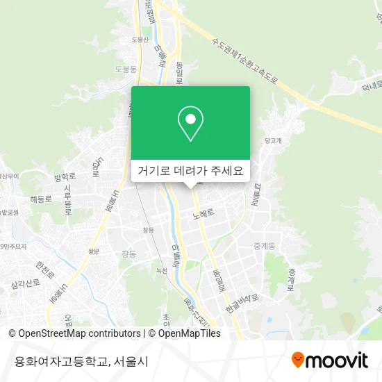용화여자고등학교 지도