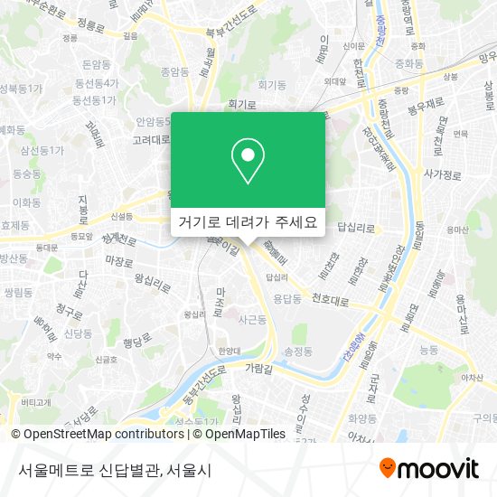 서울메트로 신답별관 지도