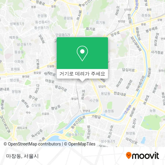 마장동 지도