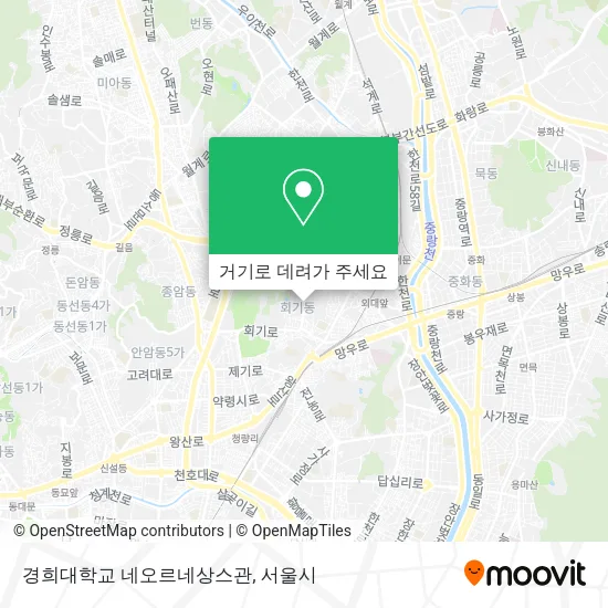 경희대학교 네오르네상스관 지도