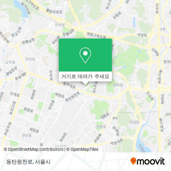 동탄원천로 지도