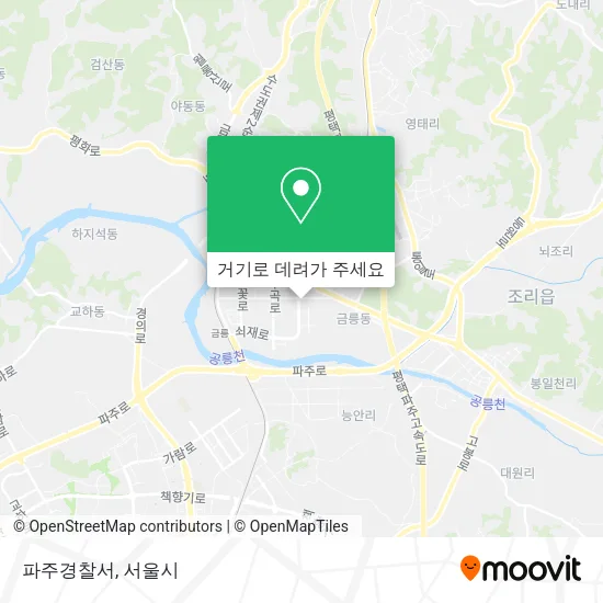 파주경찰서 지도