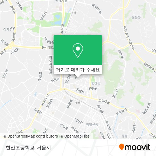 현산초등학교 지도