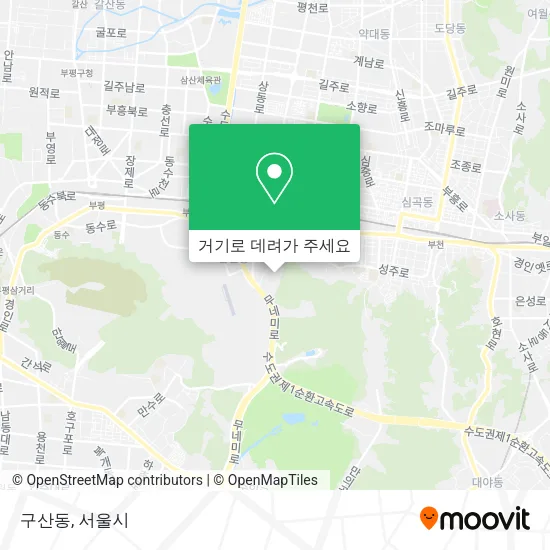 구산동 지도