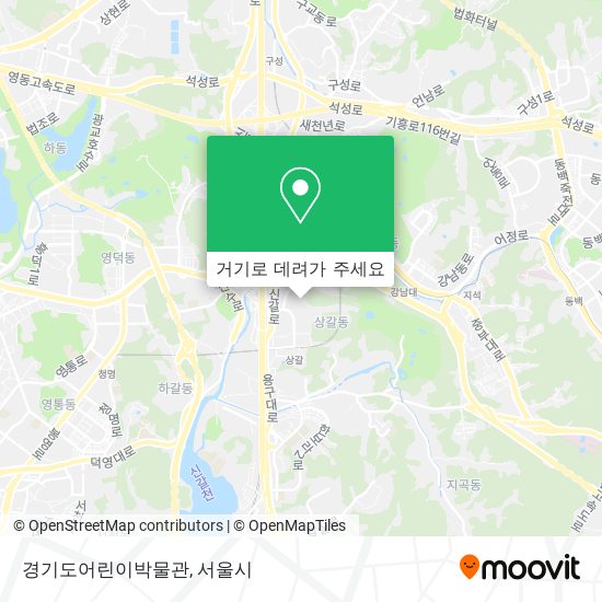 경기도어린이박물관 지도