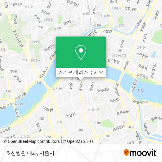 호산병원 내과 지도