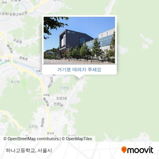 하나고등학교 지도
