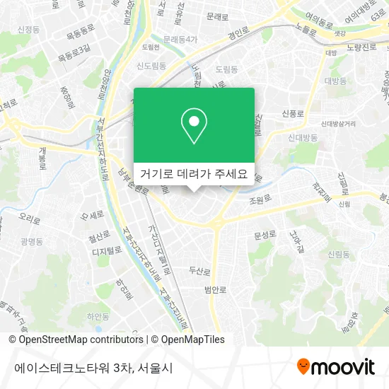 에이스테크노타워 3차 지도