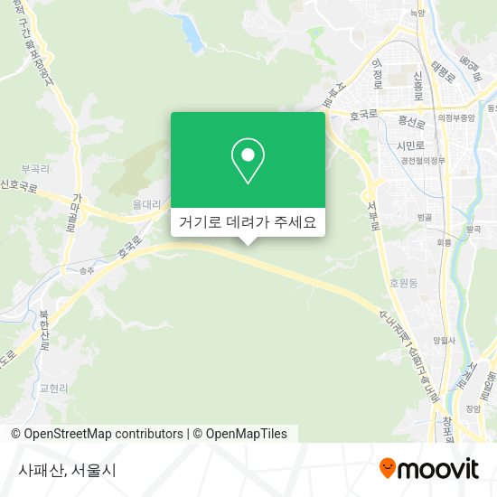 사패산 지도