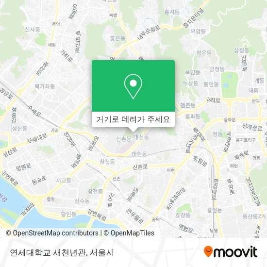 연세대학교 새천년관 지도