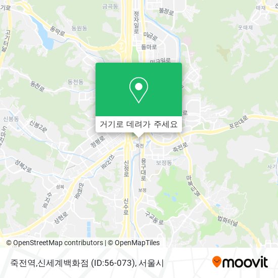 죽전역,신세계백화점 (ID:56-073) 지도