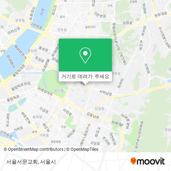 서울서문교회 지도
