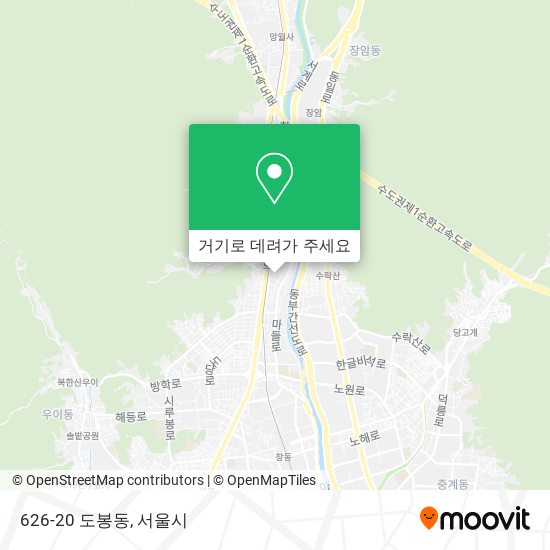 626-20 도봉동 지도