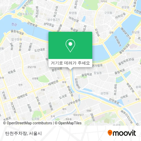 탄천주차장 지도