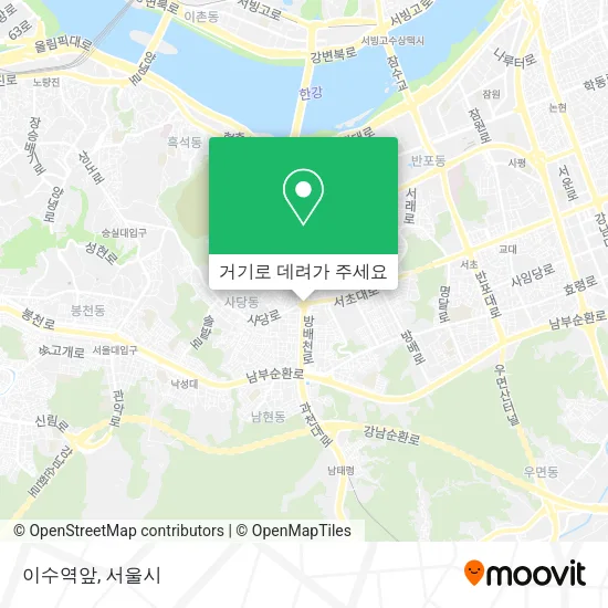 이수역앞 지도