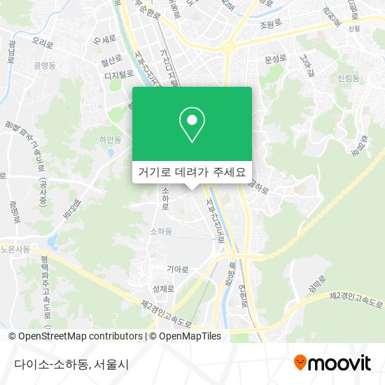 다이소-소하동 지도