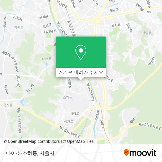 다이소-소하동 지도