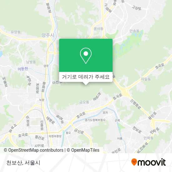 천보산 지도