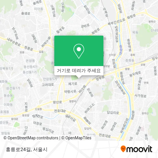 홍릉로24길 지도