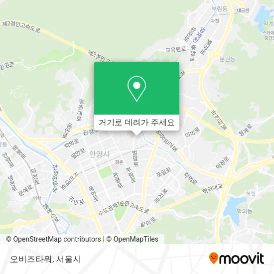 오비즈타워 지도