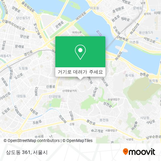 상도동 361 지도