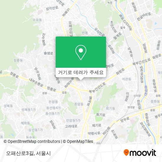 오패산로3길 지도