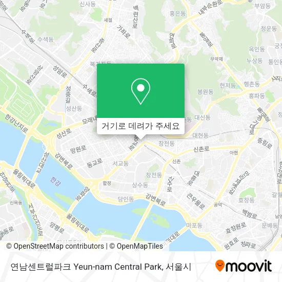 연남센트럴파크 Yeun-nam Central Park 지도
