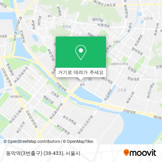 동막역(3번출구) (38-433) 지도