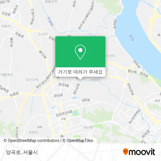 양곡로 지도