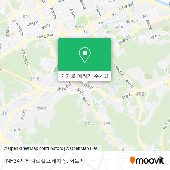 NH24시하나로셀프세차장 지도