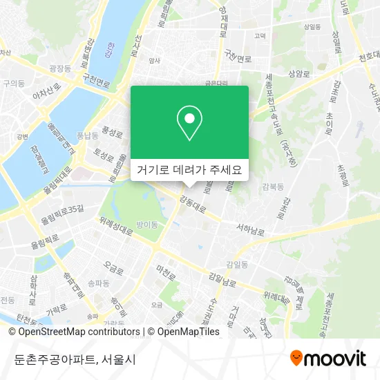 둔촌주공아파트 지도