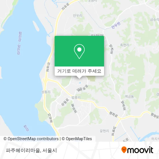 파주헤이리마을 지도